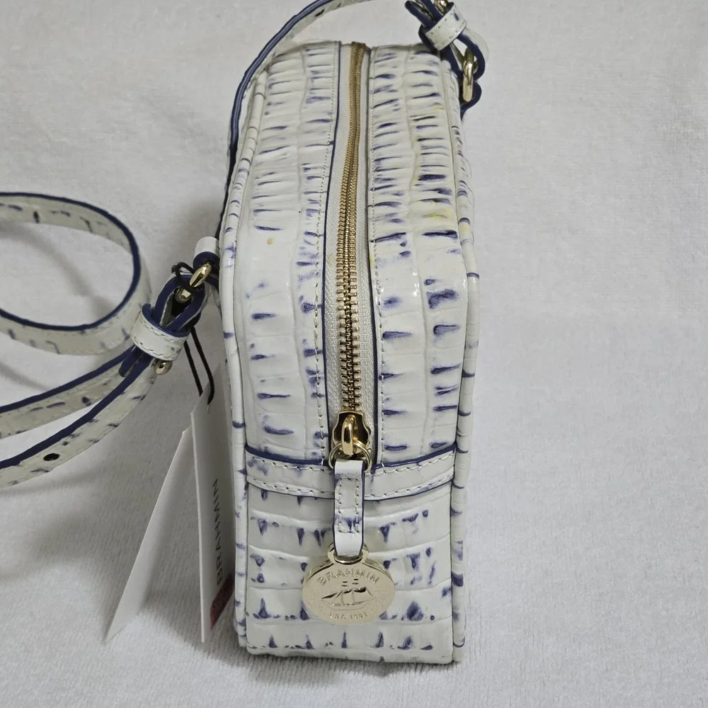 Brahmin Demi Crossbody Bag Marina La Scala Croc Embossed Leather Dillard's Exclu